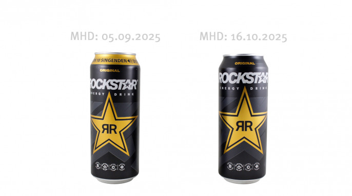 Rockstar Energy Drink, MHD 05.09.2025 und MHD 16.10.2025 